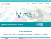 Tablet Screenshot of imprentavictoria.com